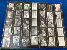 VINTAGE contact sheet / LEVERSTOCK GREEN SECURICOR VAN THEFT NEIL DICKENS POLICE