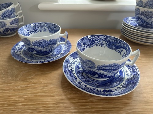 Spode blue italian - blue, breakfast