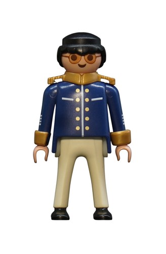 Playmobil figure man captain - man,