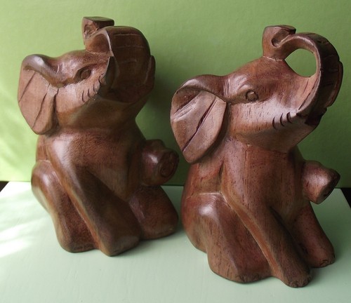 Vintage retro wooden - 2x,