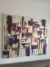 Abstract Painting On Canvas