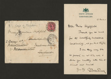 1901 - Original Letter From Baden Powell - Boy Scout - Boer War - Mafeking