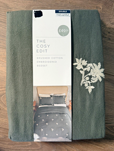 100 cotton embroidered - m&s, 100%