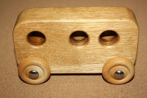 Wooden toy car bus truck - wooden,