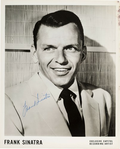 Frank sinatra signed capitol - signed, 'capitol'