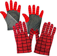 Childs Boys Childrens Kids Spiderman Marvel Avengers Gloves Fancy Dress Costume