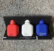 Men’s Next Eau De Parfum Gift Set 30ml X 3 Code Red Ice White Extreme Blue