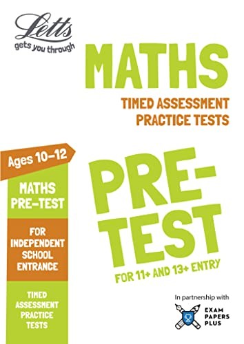 Letts maths pre test - maths, pre-test