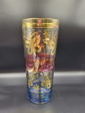 Large Vintage Glass Vase With