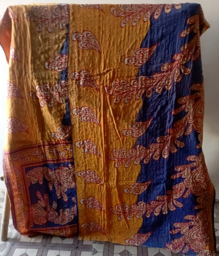 Indian handmade quilt vintage - quilt,