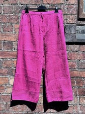 Guitard Trousers Deep Pink Crinkle Size Large