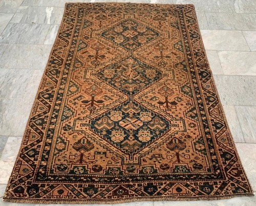 4x6 antique afghan - afghan, oushak