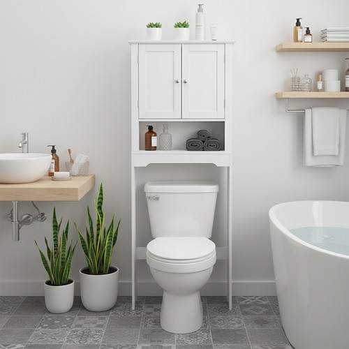 Sleek over toilet cabinet 18cm - sleek,