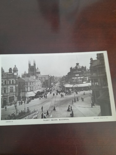 Old postcard talbot square - postcard,