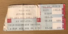 1976 JETHRO TULL TOO OLD TO ROCK 'N' ROLL TOUR CINCINNATI CONCERT TICKET STUB 08