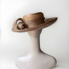 Jacques Vert Ladies Hat Straw Occasion Wedding Races Mother of The Bride Sun Hat