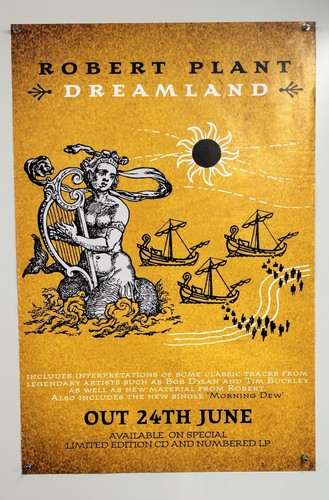 Robert plant poster original - robert,
