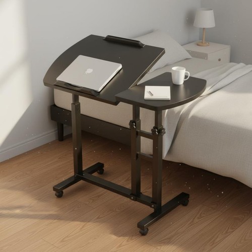 Rolling shaped table - c-shaped,