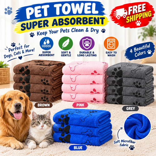 Pet bathing towels for dog - towels,