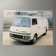 Datsun E20 Panel Van 1979 UK Sales Brochure Commercial VGC