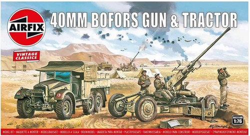 Airfix bofors 40mm - 40mm, &