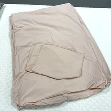 Secret Linen Store Pink Cotton Single Bed Duvet and 2 Pillowcase Set