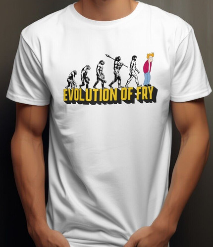 Evolution fry funny cartoon - evolution,
