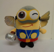 Despicable Me Minions Marvel Comics Thor Plush Soft Toy Stuffed 8" Inch
