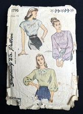 Simplicity 1796 misses blouses - 1796,