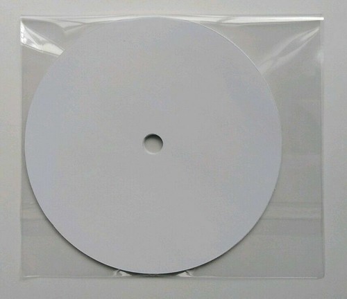 Blank gloss white promo - gloss, 12"