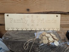 Wooden Wall Hanging Calendar