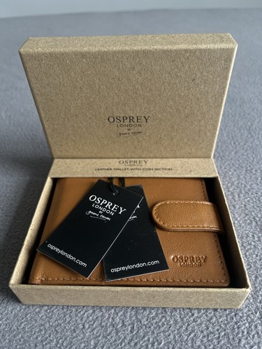 Osprey men leather wallet - leather,