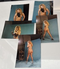 5 x GLAMOUR SHOOT,COLOUR PHOTO.WOMAN,MODEL,NUDE,STUDIO,c1980’s