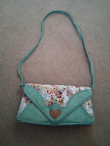 Irregular choice handbag teal - irregular,