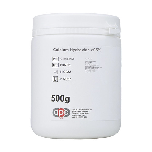 Calcium hydroxide 500gm - calcium, >95%