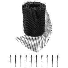 10m Gutter Guard Mesh 10 Pegs Leaves Blocker Garden Outdoor Guttering Cleaner