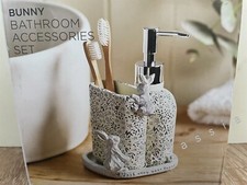 Next Grey Rabbit Bunny Set of