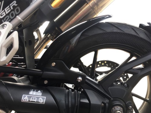 Gloss black hugger rear - black, hugger/rear