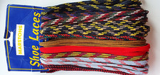 20 x Pairs 100cm Flat Shoe Trainer Laces Mixed Multi Colour Wholesale Joblot