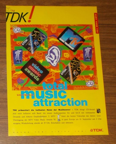 Rare advertising tdk 90 - rare,