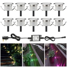 31mm Smart RGB/RGB+WW Colour Changing LED Deck Lights Kitchen/Garden Lighting UK