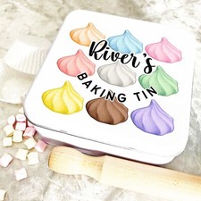 Square Colourful Meringues