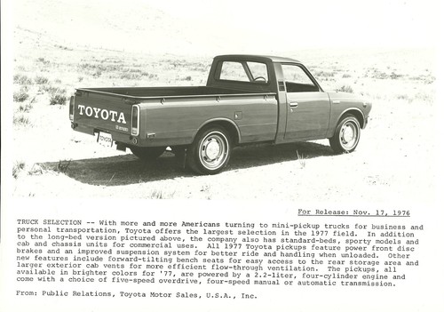 1977 toyota pickup truck - 1977,