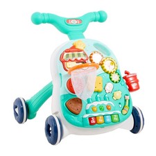 2 in 1 Infant Walker for First Steps Activity Jumper Toddler Push Along Car