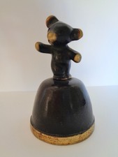 WALTER BOSSE BELL WITH A BEAR FOR A HANDLE, C. 1940/50s COMBINED POST maybe poss