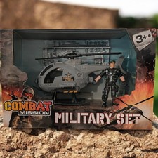 Military Helicopter Toy Set