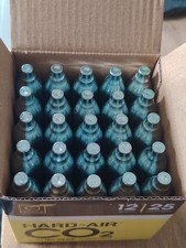 100 x 12g WEBLEY LUBRICATED Co2 Gas Capsule Cartridge 12gram (NONE THREADED) NEW