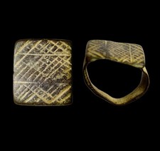 Roman Bronze Geometric Sigil