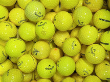 24 x CALLAWAY SUPERSOFT YELLOW GOLF BALLS - CLEAN CLEARANCE - BRIGHT WINTER BALL