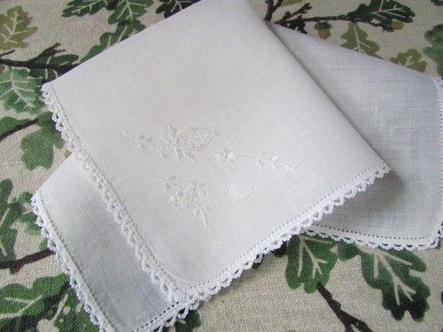 Vintage handkerchief hankie - vintage,